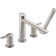 Compel Double Handle Deck Mounted Roman Tub Faucet Trim with Handshower