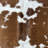 Real Brown And White Calf Skin, 35X30”