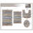 Bathroom Rugs Set of 4, Ultra Soft Microfiber Mats, Absorbent & Quick Drying, Non-Slip Rubber Backing, Machine Washable Bathroom Mats, Sink – 17x24, 20x32, 20x20, 18x18 Linen-665863907