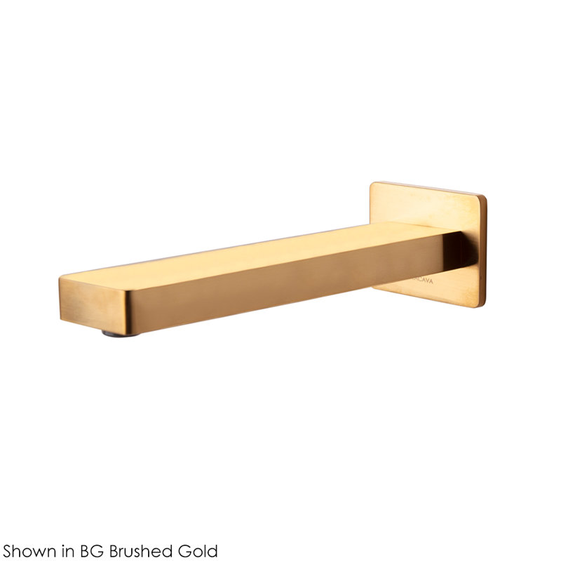 Eleganza Tub Filler, Brushed Gold