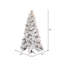 Atka Flocked Artificial Christmas Tree with LED Clear/White Lights with Stand-339181005