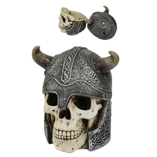 Design Toscano The Skull of Valhalla Viking Warrior Novelty Wall