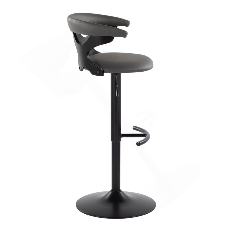 Ensemble de 2 tabourets de bar Gardenia, Gris