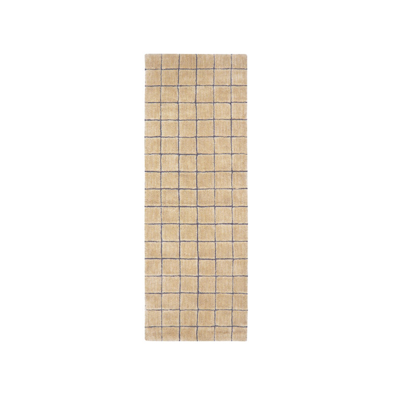 Mosaic Wool Geometric Indoor Rug, Runner 2'7" x 7'6"