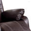 Fauteuil inclinable berçant en cuir synthétique