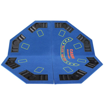 IDS IDS Online Corp 48'' 8 - Player Foldable Poker Table