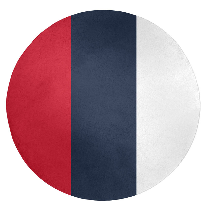 Chenille Indoor Rug, Round 5'