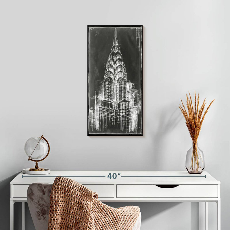 Chrysler Blueprint, 24" H x 12" W