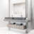 Orvieto Gothic 24" L x 15" W x 5" H Gray Handmade Rectangular Vessel Bathroom Sink