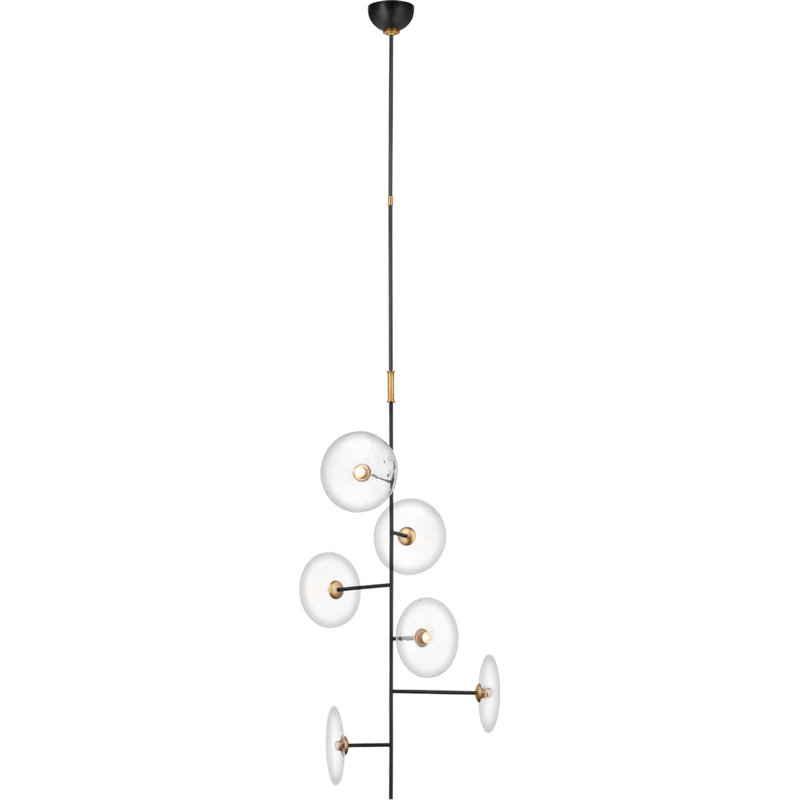 6 - Light LED Chandelier