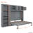 Murphy Bed Wall Bed With Cabinets-107507851
