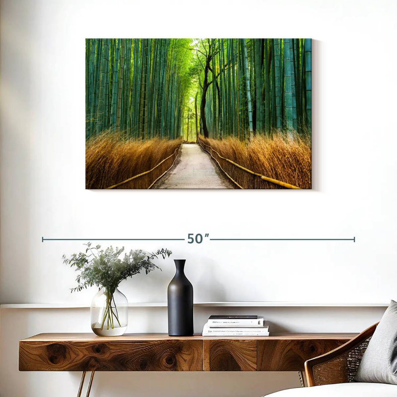 Ravi Arashiyama ancienne forêt de bambous, H 24 po x l 36 po