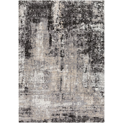 Tapis noir / gris Babbie