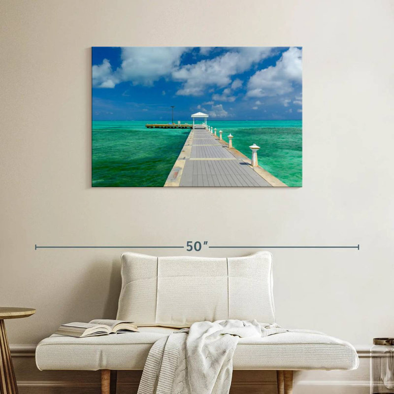 Gillard Cayman Islands Pier, 26" H x 39" W
