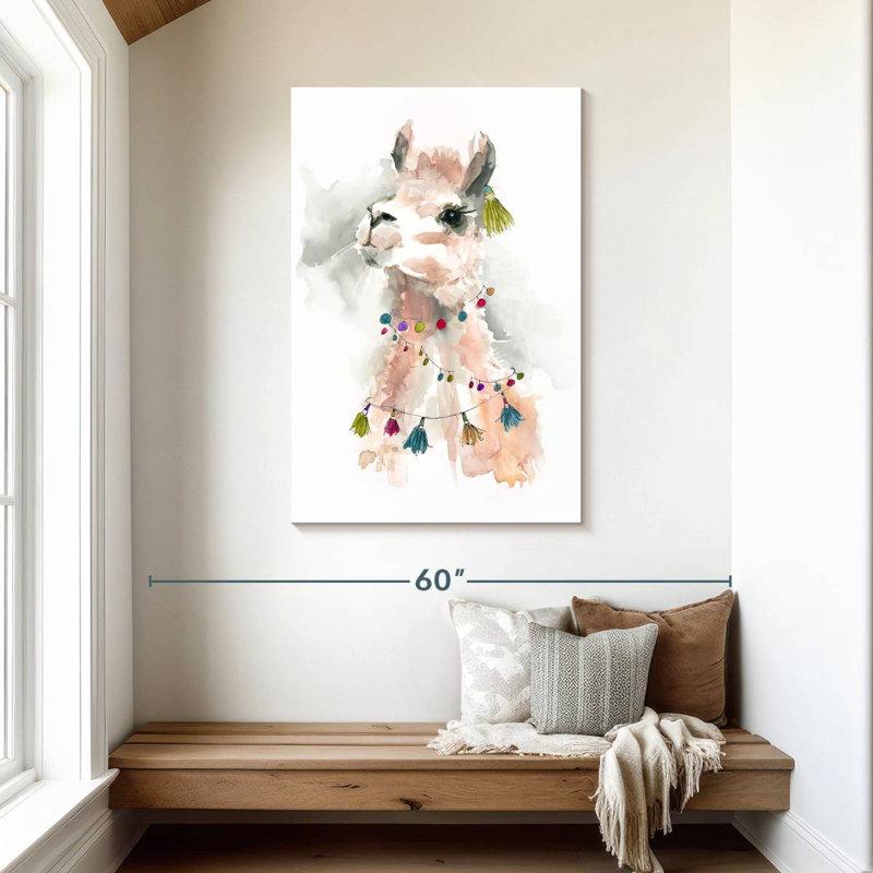 Brampt Llama Drama II, 45" H x 30" W