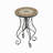 Round Ceramic Outdoor Side Table