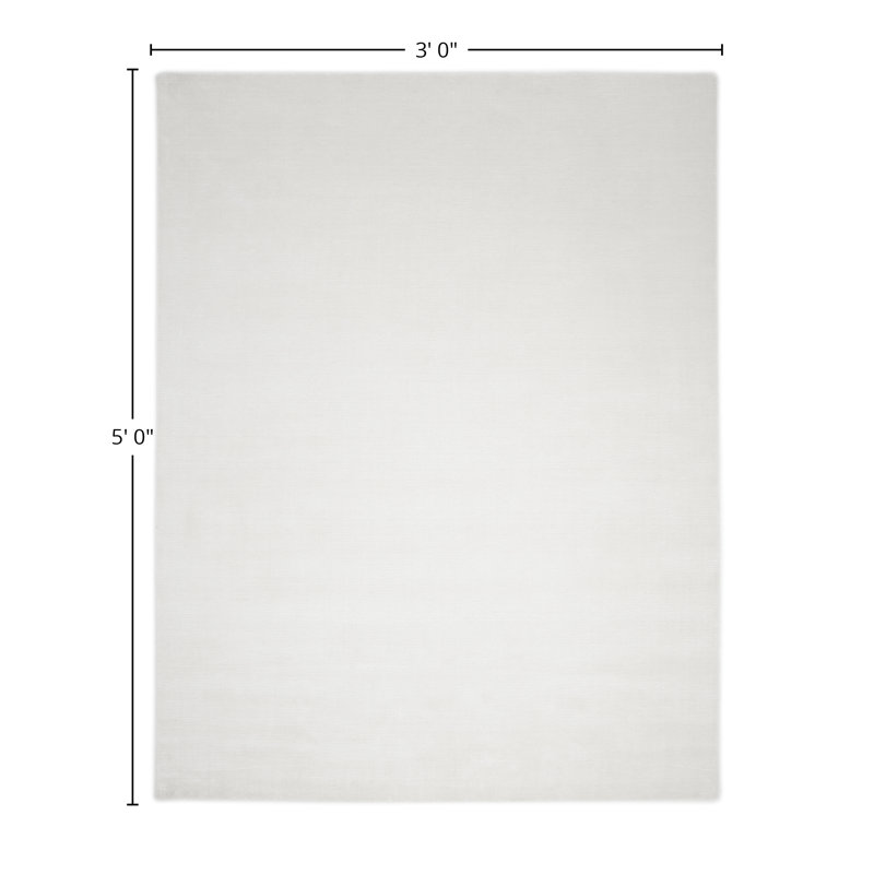 Lodhi Area Rug in Ivory, Rectangle 3' x 5'