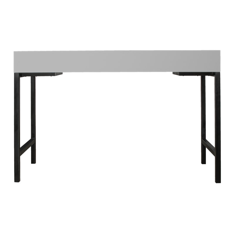Maple Writing Desk, Light Gray