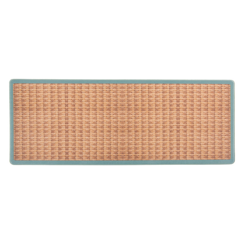 Tapis anti-fatigue Ryann, Bleu, Rectangle 1 pi 6 po x 3 pi 11 po