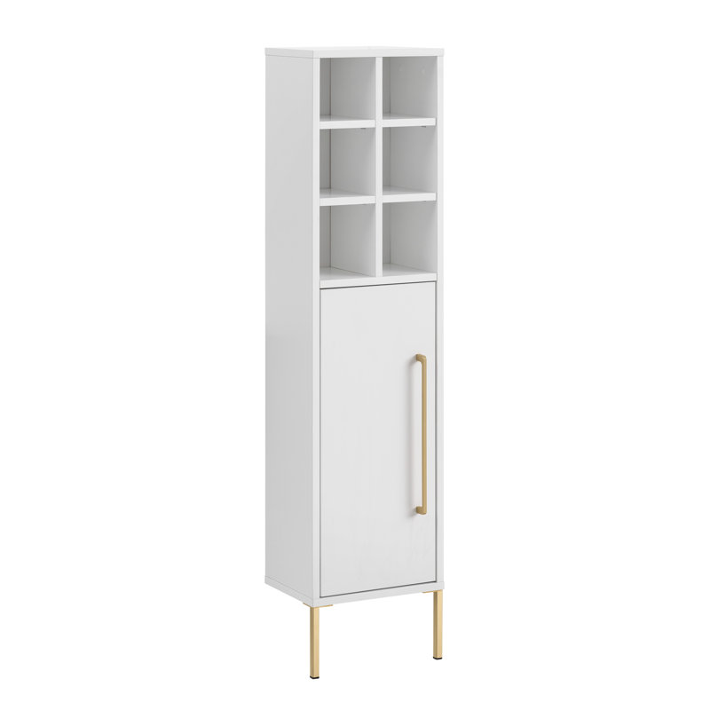 Sarah Linen Cabinet, White