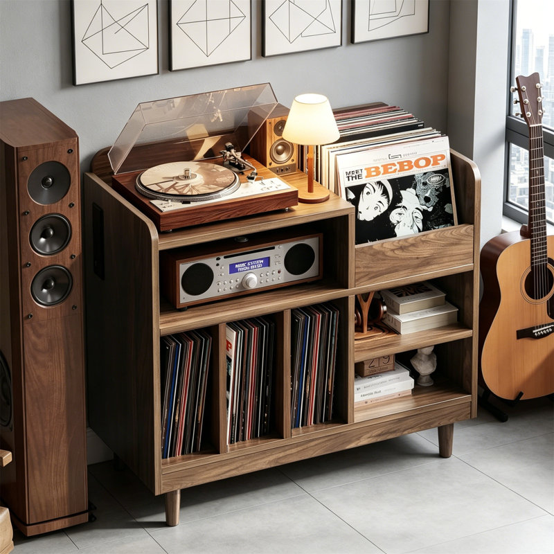 85.3 cm H Media Shelves