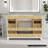 Solid Wood 48'' Single Bathroom Vanity Base Only-95973197