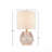 Geometric Glass Table Lamp
