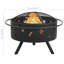 Ettinger Fire Pit with Poker 76 cm XXL Steel