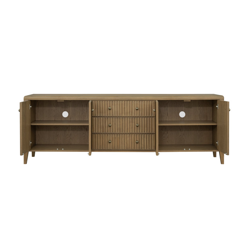 Grand meuble télé Drift, 32"H x 96"L x 18"W