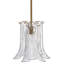 Luminaire suspendu en verre soufflé 1 lumière-111137068