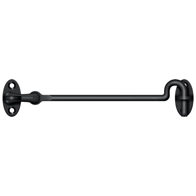 Deltana CHK6U19 Cabin Swivel Hooks, 6" in Paint Black, Black
