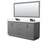 Meuble-lavabo double autoportant 72 po avec plateau en quartz Strada-92723894-92723895-98247790