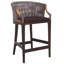 Tabouret de comptoir en bois massif Carneshia-762767902