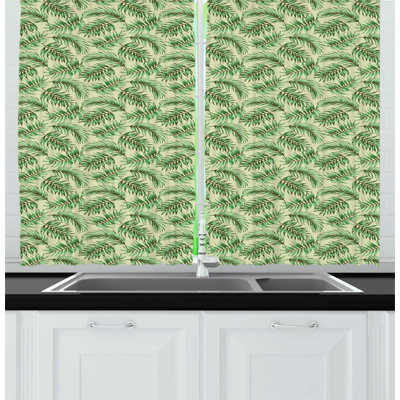 Floral Kitchen Curtain
