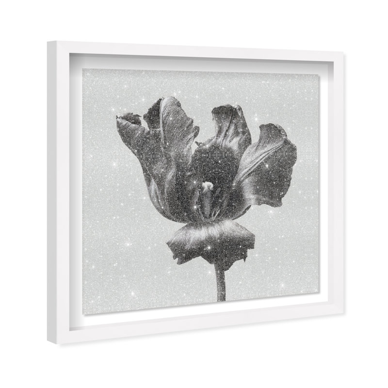 Tidal Wilt II Framed Graphic Art, 31.5"H x 31.5"W, White Shadowbox