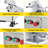 Meat Slicer, 550W Deli Slicer With 12.6" Carbon Steel Blade, Double-Motor Meat Slicer Machine With Adjustable Thickness