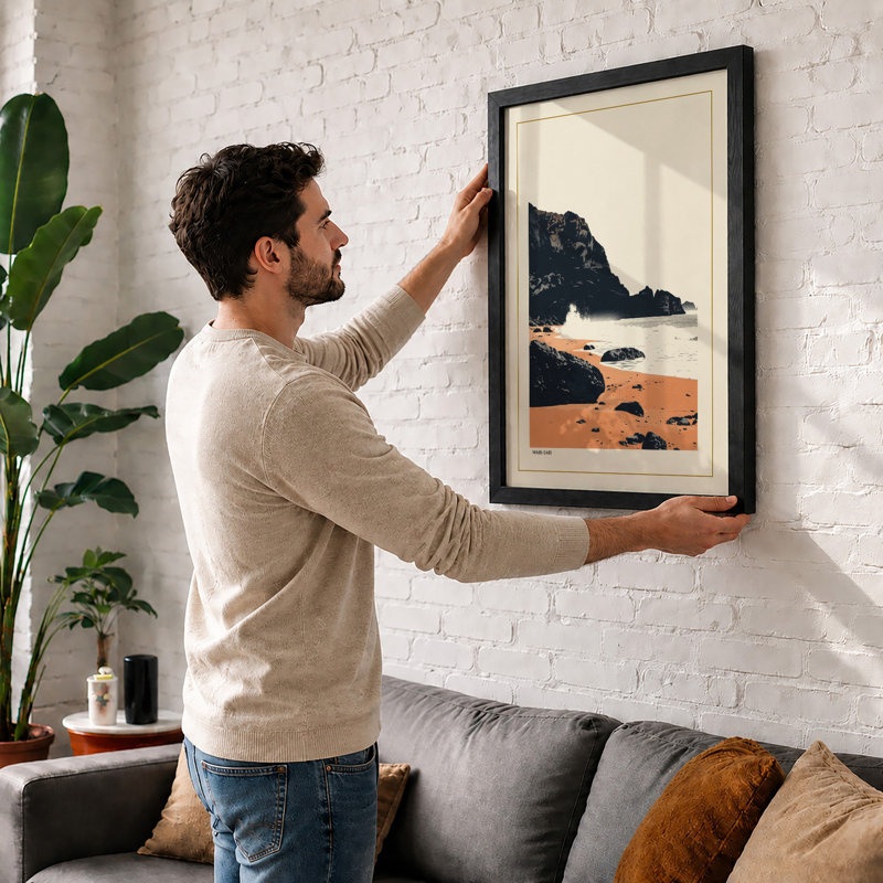 Headland Coastal - Framed Print, Unframed, A3 - 42.0 x 29.7 cm