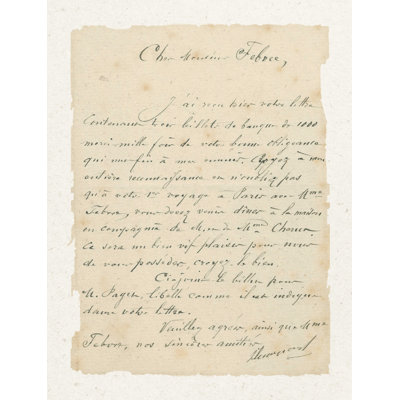 " French Letter I " by Wild Apple Portfolio