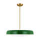 Draper 3 Light Steel Dimmable Pendant