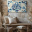 Toile créant un motif sans couture avec des dragons de conception complexe dans un art mural de style chinois traditionnel avec chaque dragon-980736988