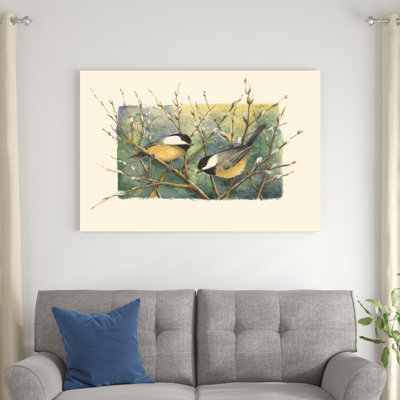 Mésanges et saule