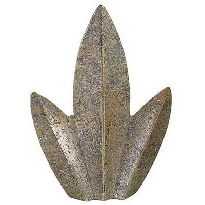 Embout de lampe standard en métal moulé, fini rouille mate, 6 cm (2,375 po).