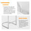 Danual Upholstered Counter Stool with Metal Frame-695365391