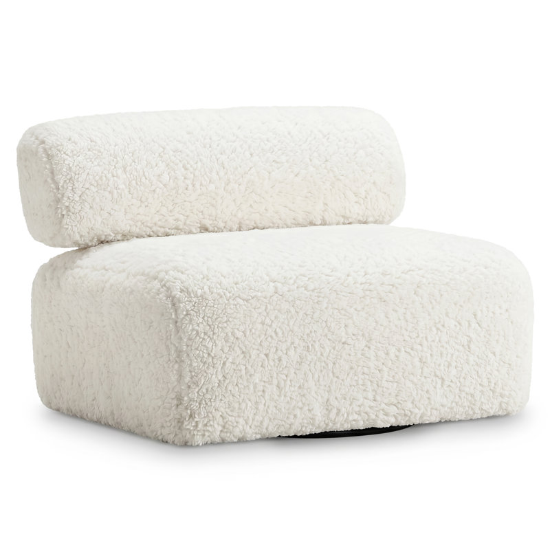 Armless Chair, White