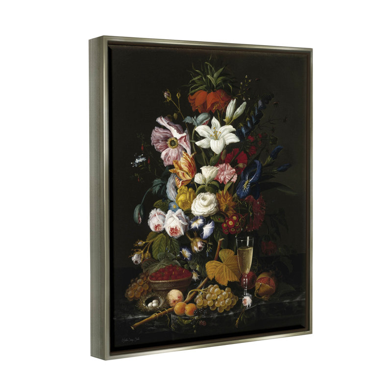 Art giclée encadré par gobelet traditionnel, Estampe numérique Farmhouse, H 31 po x l 25 po x P 1,7 po
