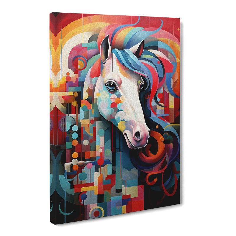 Pony Orphism - Wrapped Canvas Print, 60cm H x 40cm W x 3cm D