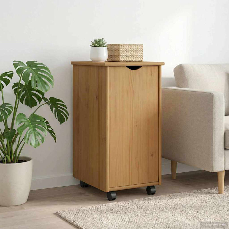 File Cabinet, Honey Brown