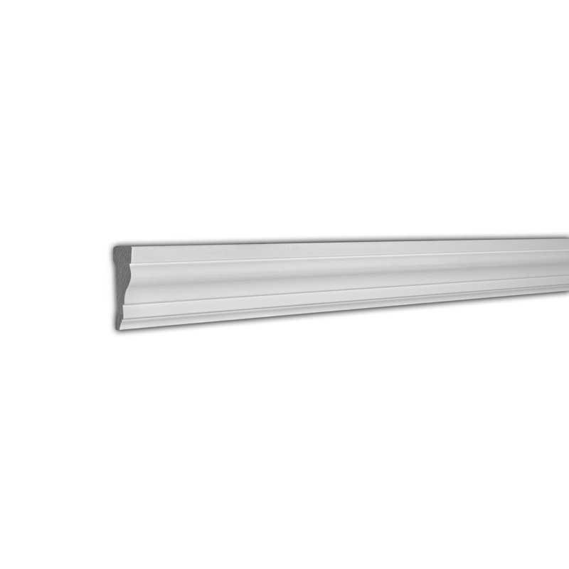 8-Foot White Unfinished Polystyrene Crown Moulding
