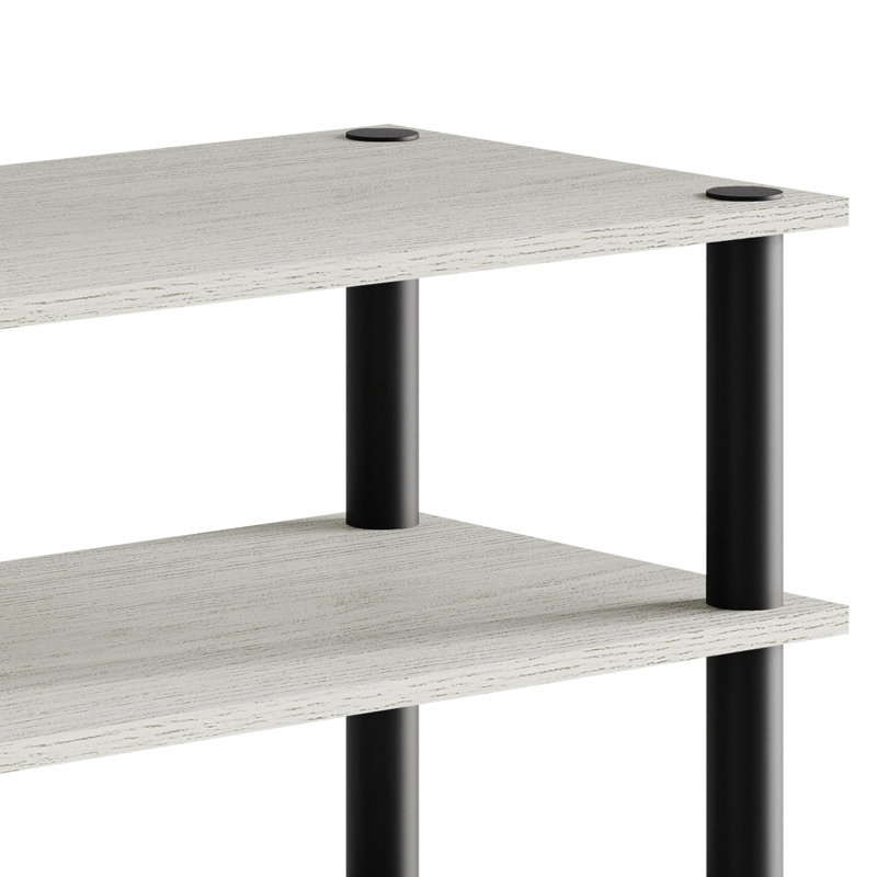 Étagère à chaussures à 4 niveaux Easy Twist, Gris clair