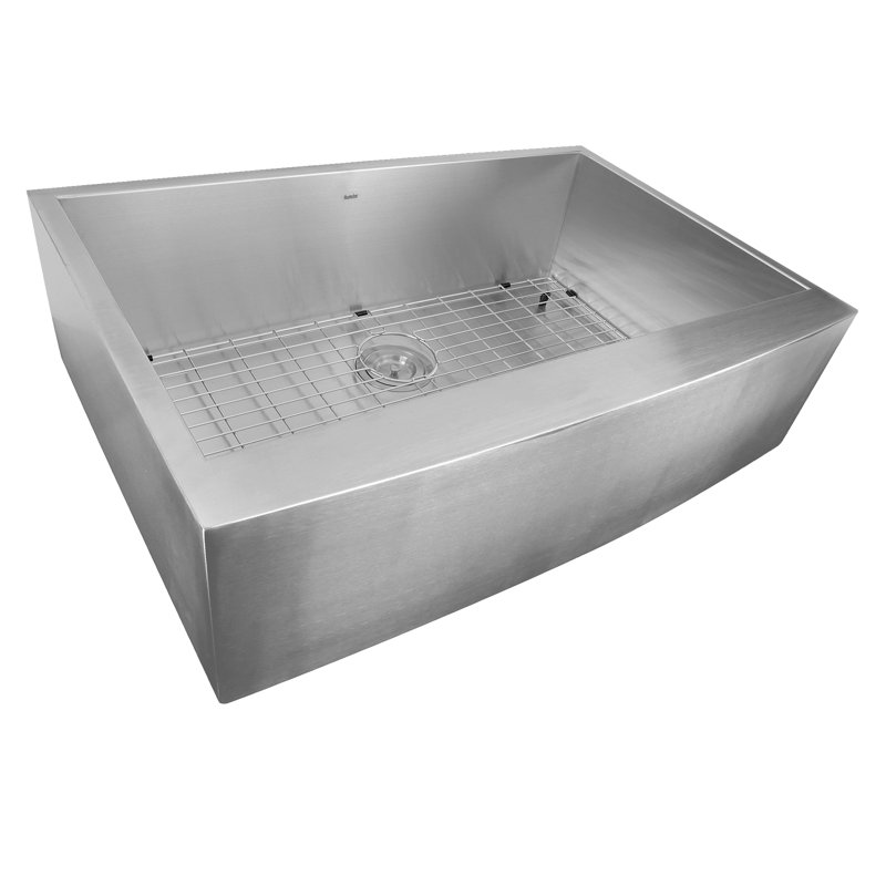 Pro Series 33'' L Single Bowl Stainless Steel Kitchen Sink